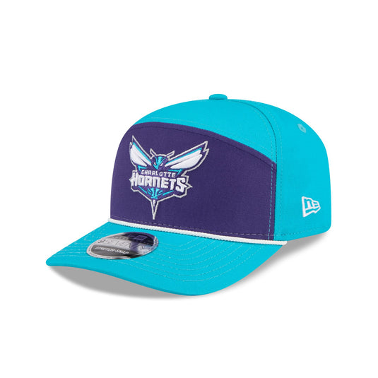 Charlotte Hornets Split Panel 9SEVENTY Stretch-Snap Hat - New Era Cap