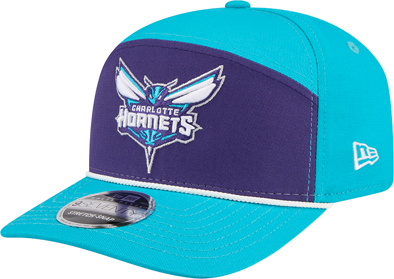 Charlotte Hornets Split Panel 9SEVENTY Stretch-Snap Hat
