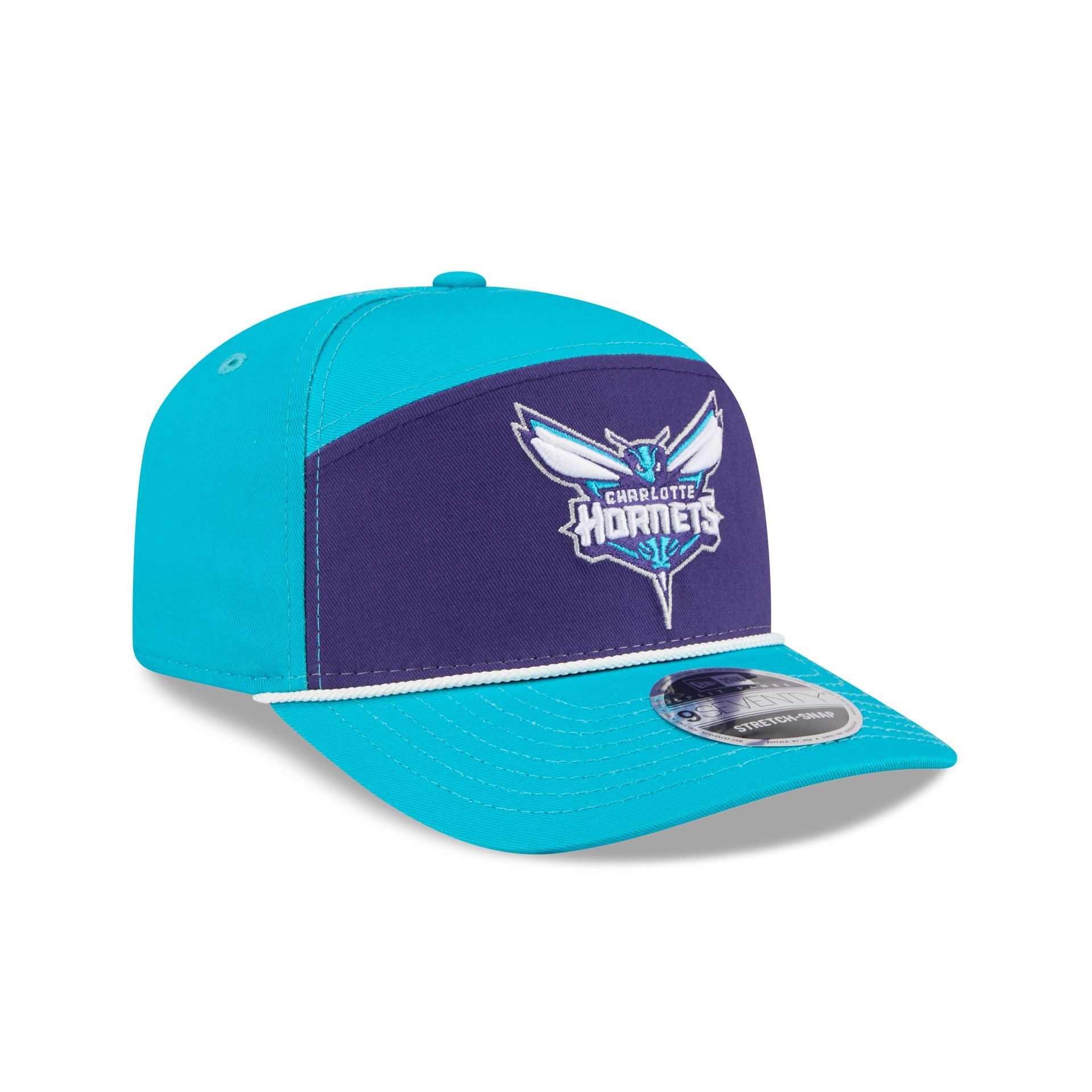 Charlotte Hornets Split Panel 9SEVENTY Stretch-Snap Hat