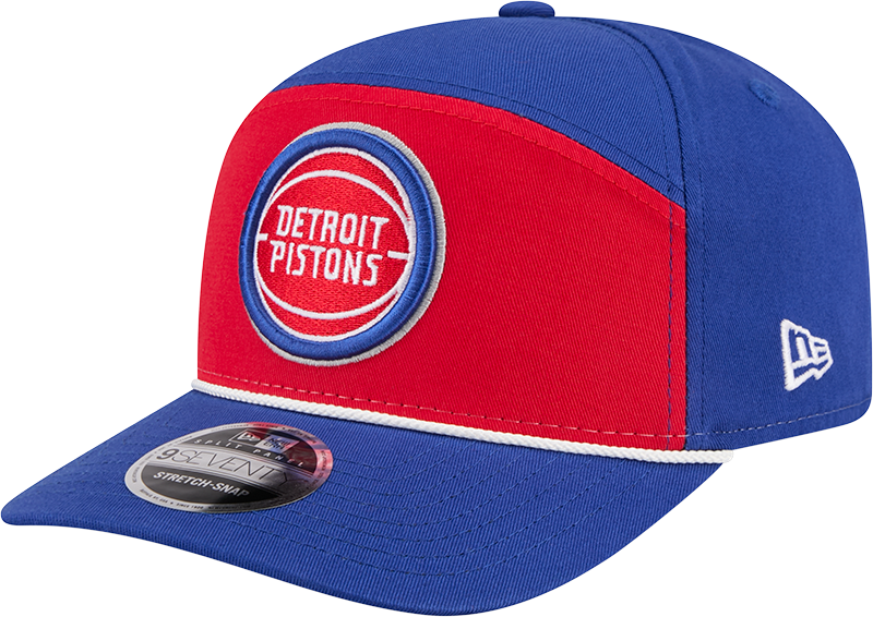 Detroit Pistons Split Panel 9SEVENTY Stretch-Snap Hat