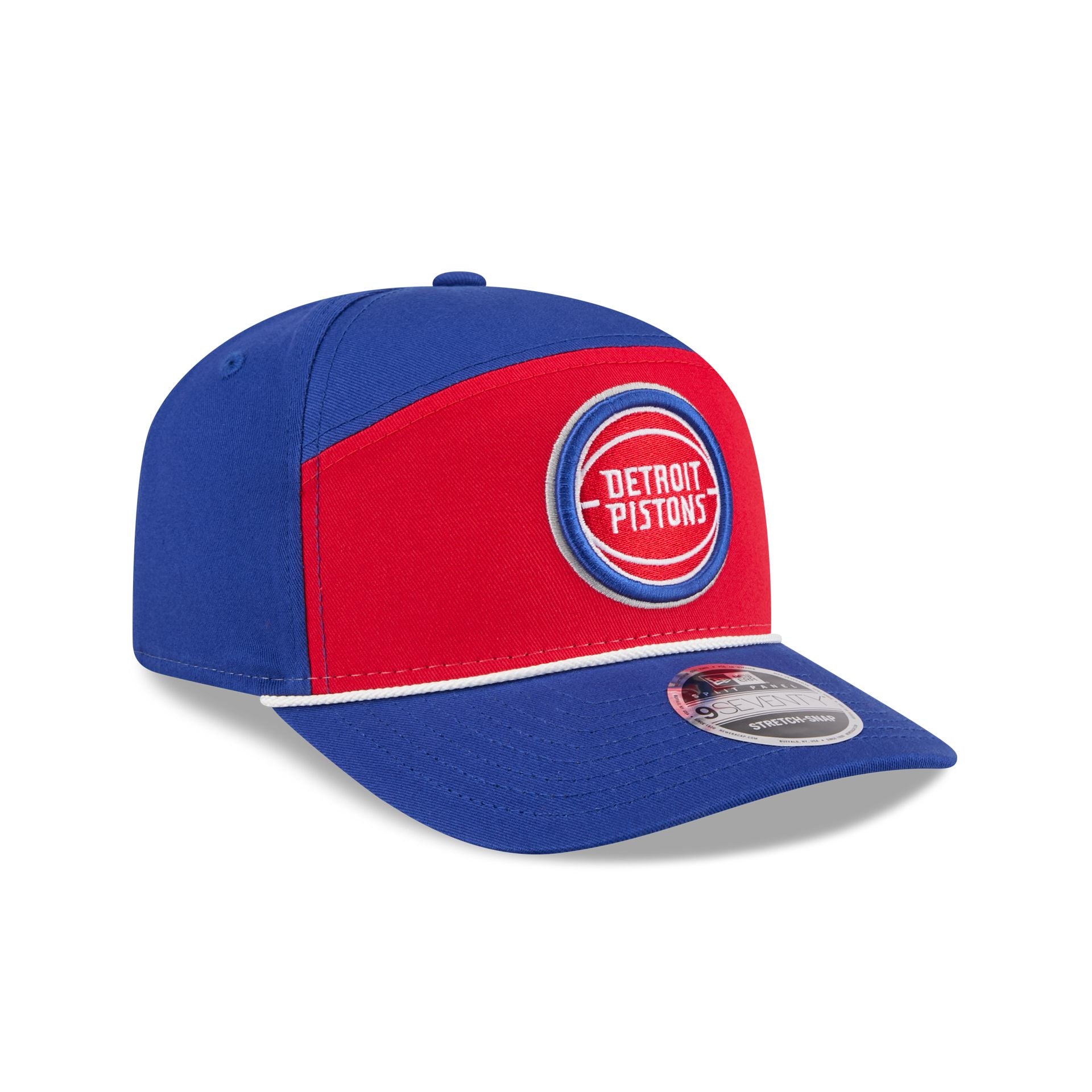 Detroit Pistons Split Panel 9SEVENTY Stretch-Snap Hat