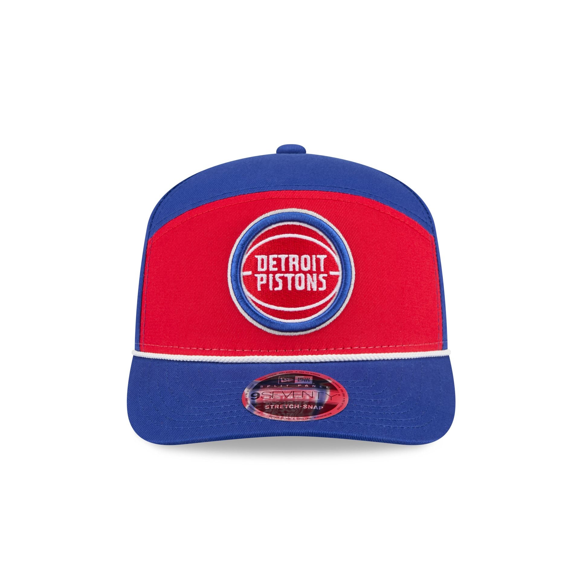 Detroit Pistons Split Panel 9SEVENTY Stretch-Snap Hat
