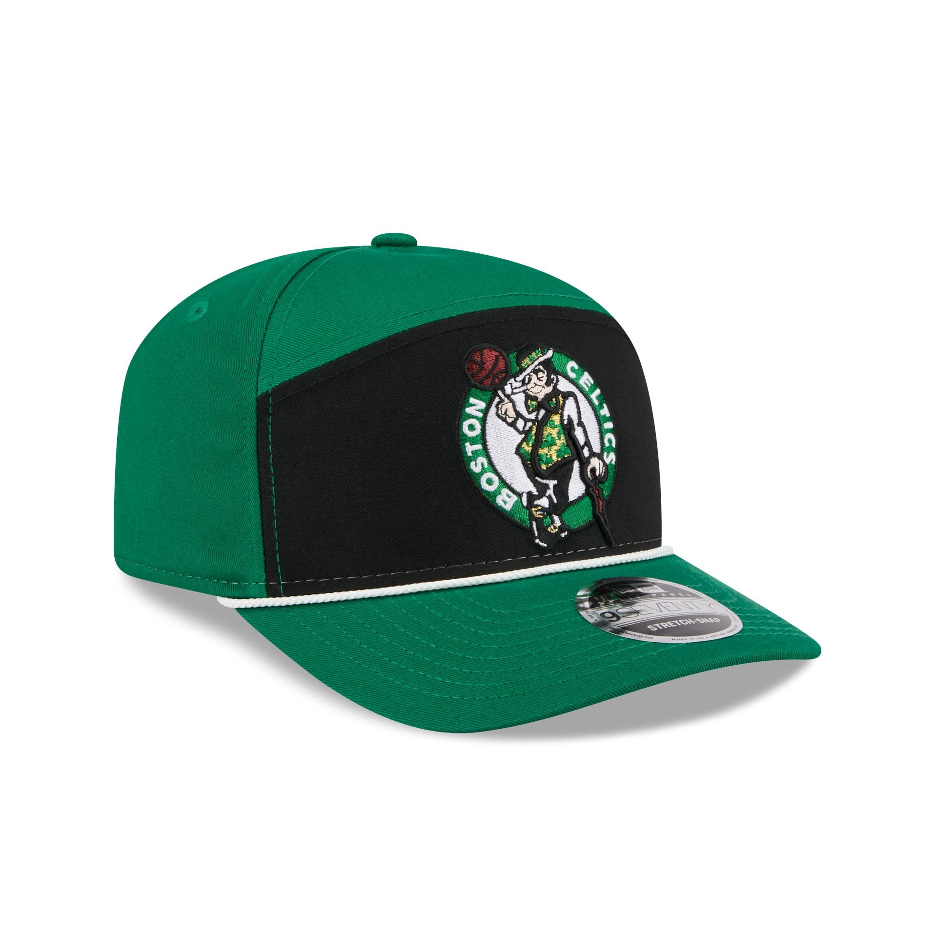 Boston Celtics Split Panel 9SEVENTY Stretch-Snap Hat