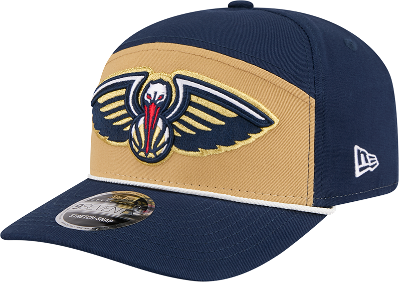 New Orleans Pelicans Split Panel 9SEVENTY Stretch-Snap Hat