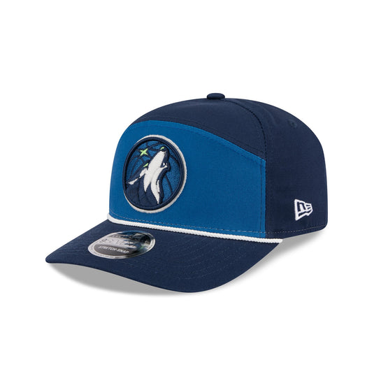 Minnesota Timberwolves Split Panel 9SEVENTY Stretch-Snap Hat - New Era Cap