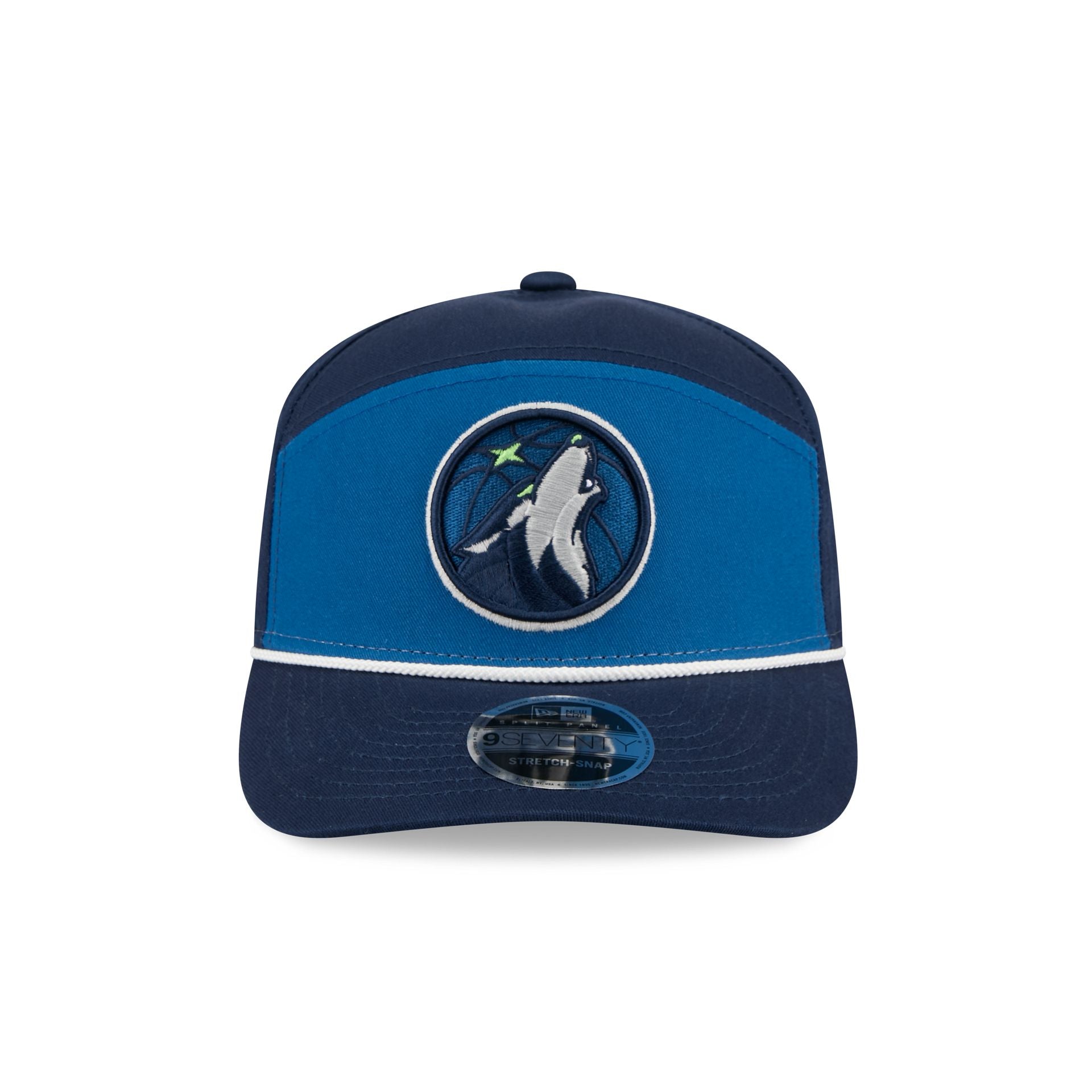 Minnesota Timberwolves Split Panel 9SEVENTY Stretch-Snap Hat