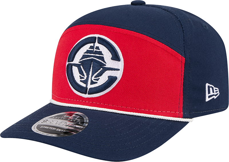Los Angeles Clippers Split Panel 9SEVENTY Stretch-Snap Hat