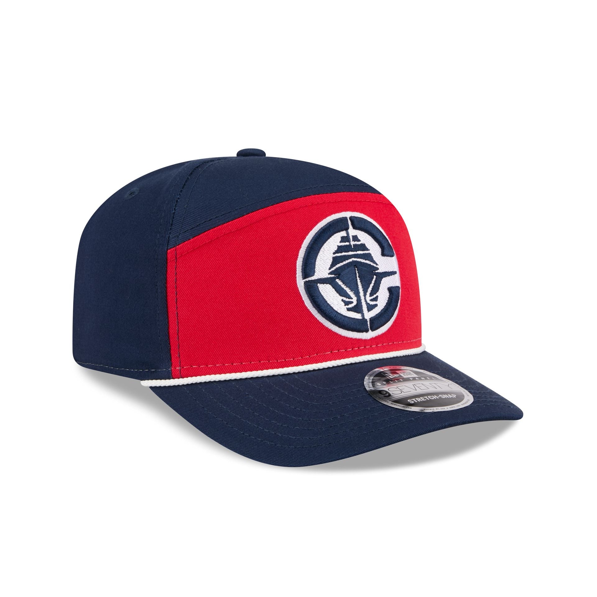 Los Angeles Clippers Split Panel 9SEVENTY Stretch-Snap Hat