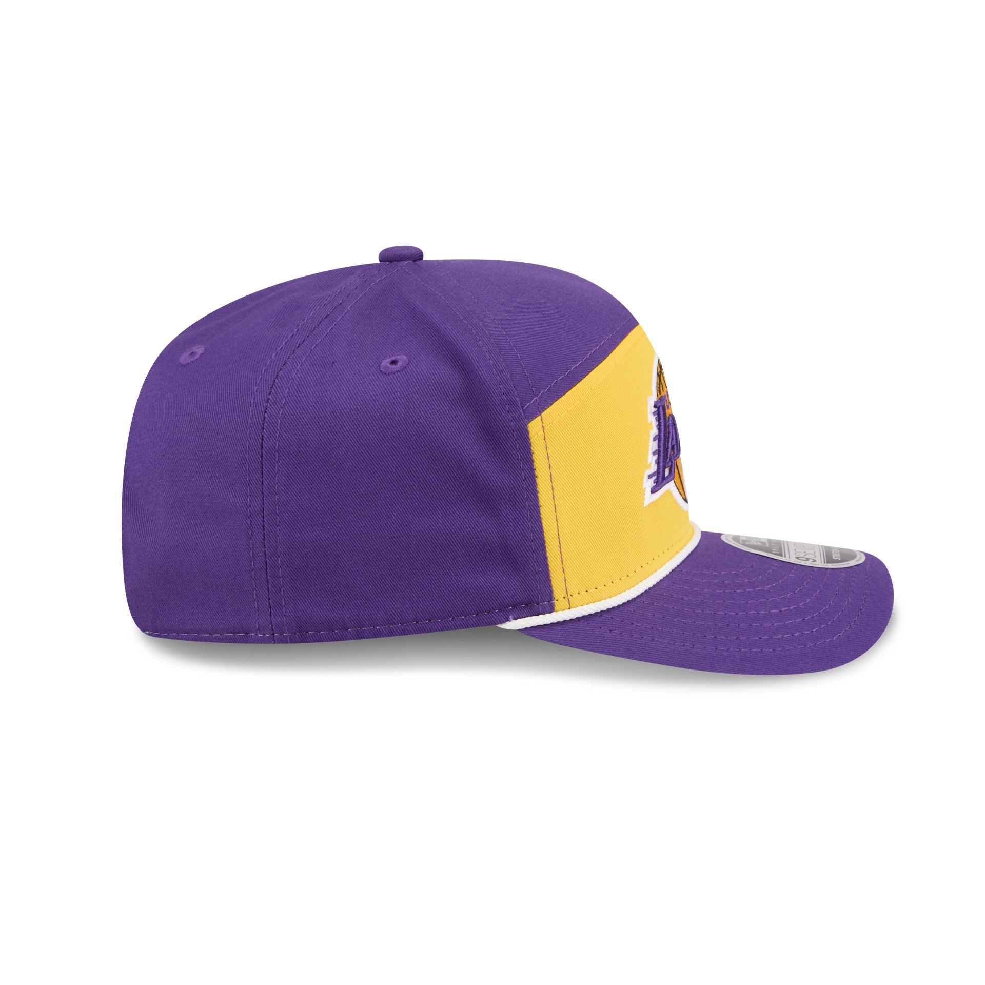Los Angeles Lakers Split Panel 9SEVENTY Stretch-Snap Hat