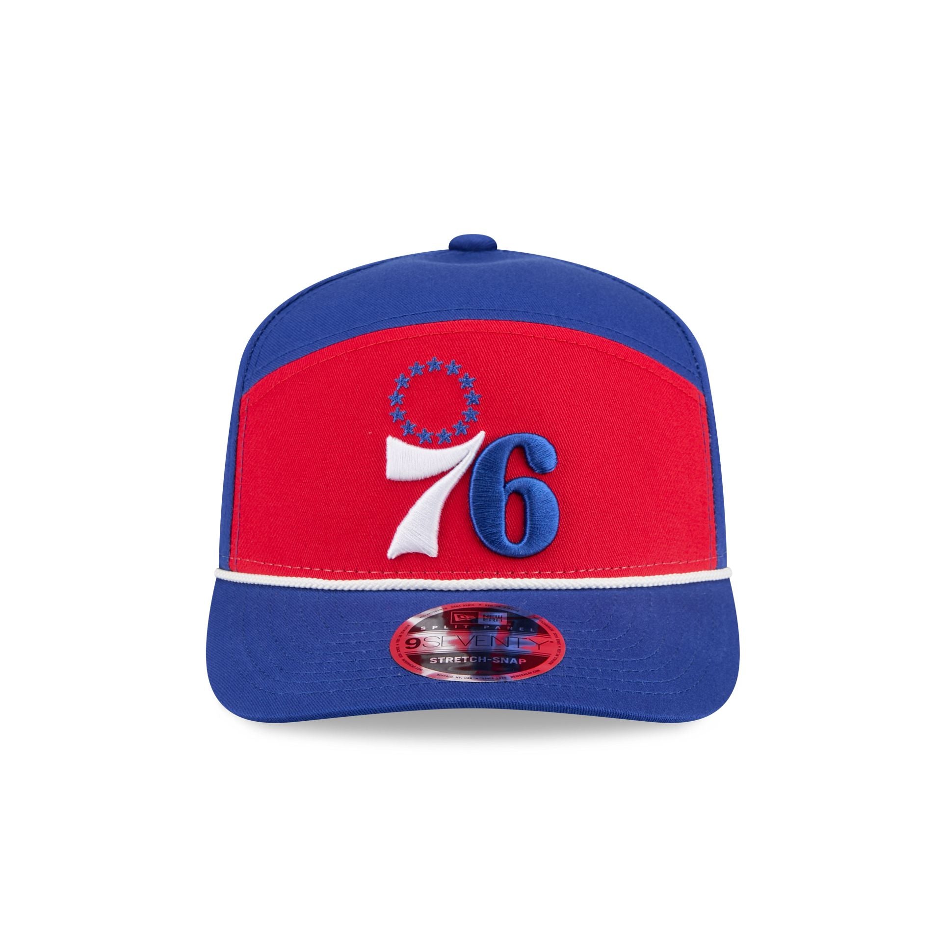 Philadelphia 76ers Split Panel 9SEVENTY Stretch-Snap Hat