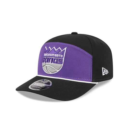 Sacramento Kings Split Panel 9SEVENTY Stretch-Snap Hat - New Era Cap