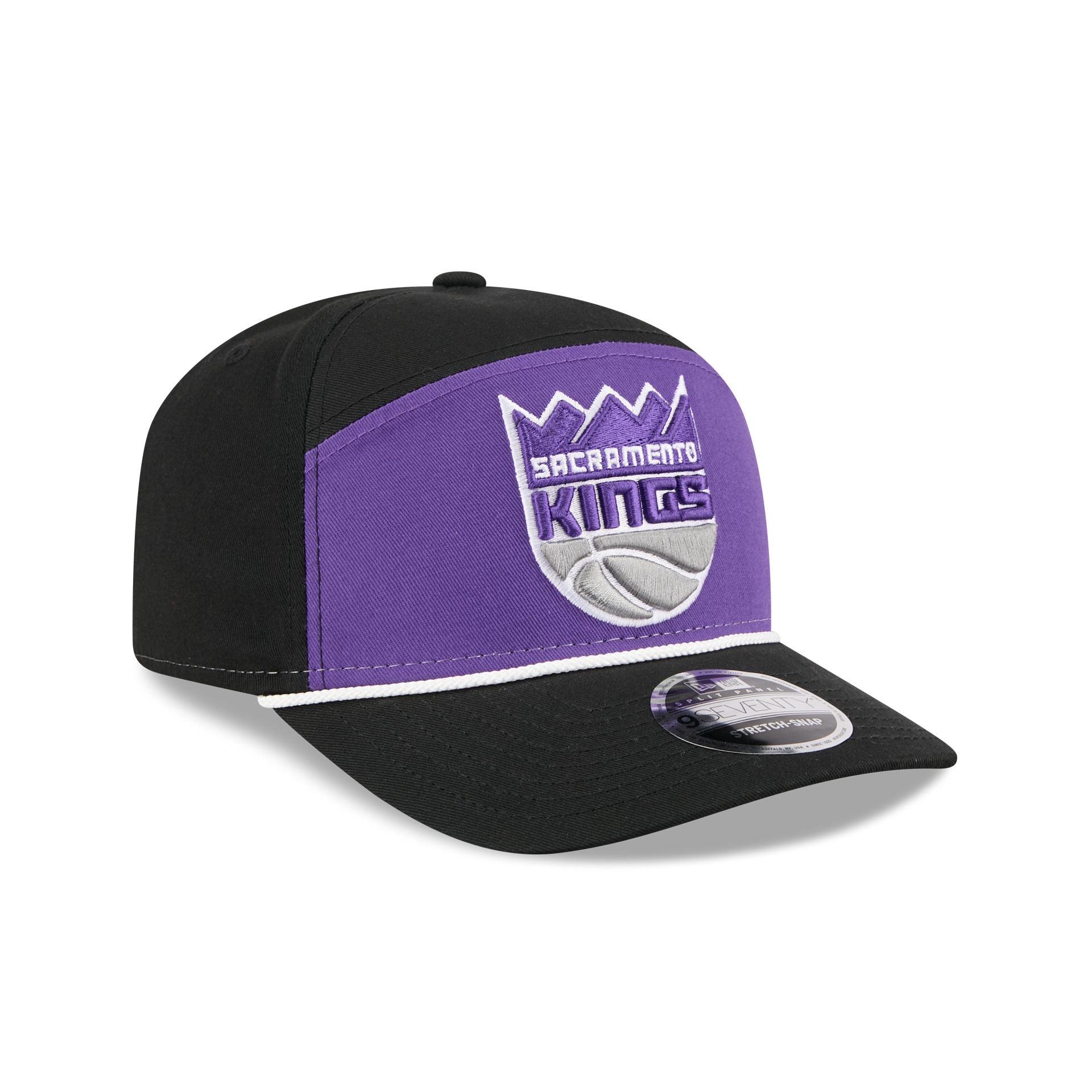 Sacramento Kings Split Panel 9SEVENTY Stretch-Snap Hat