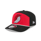 Portland Trail Blazers Split Panel 9SEVENTY Stretch-Snap Hat