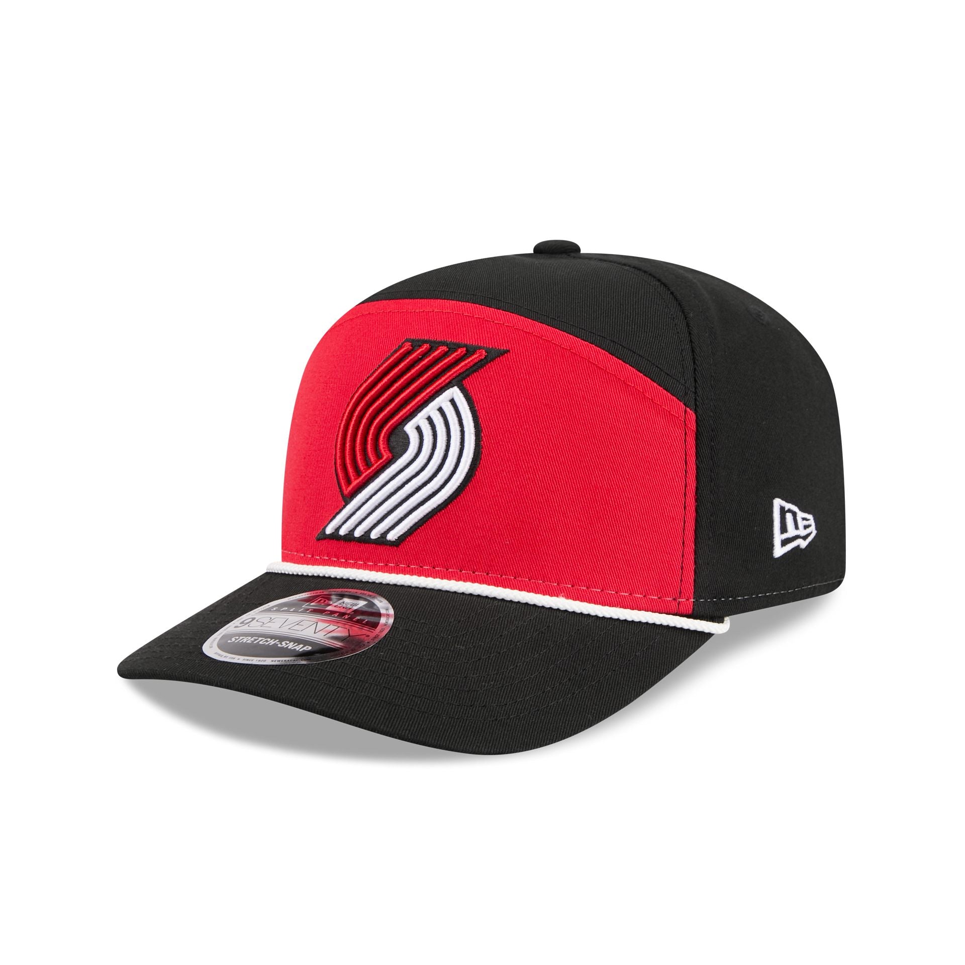 Portland Trail Blazers Split Panel 9SEVENTY Stretch-Snap Hat
