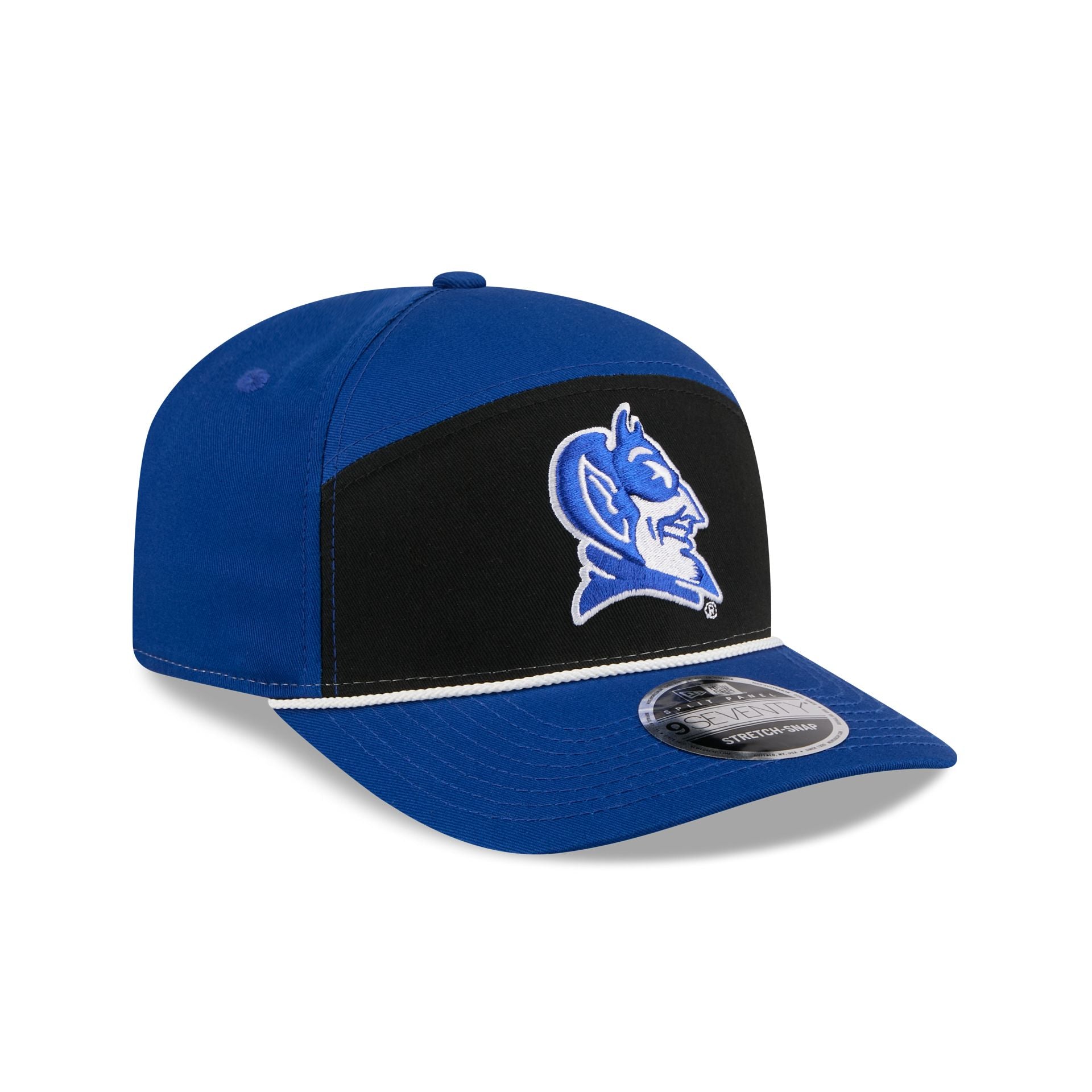 Duke Blue Devils Split Panel 9SEVENTY Stretch-Snap Hat