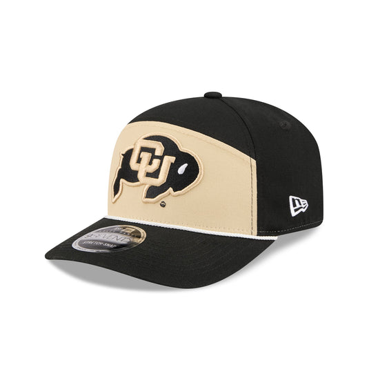 Colorado Buffaloes Split Panel 9SEVENTY Stretch-Snap Hat - New Era Cap