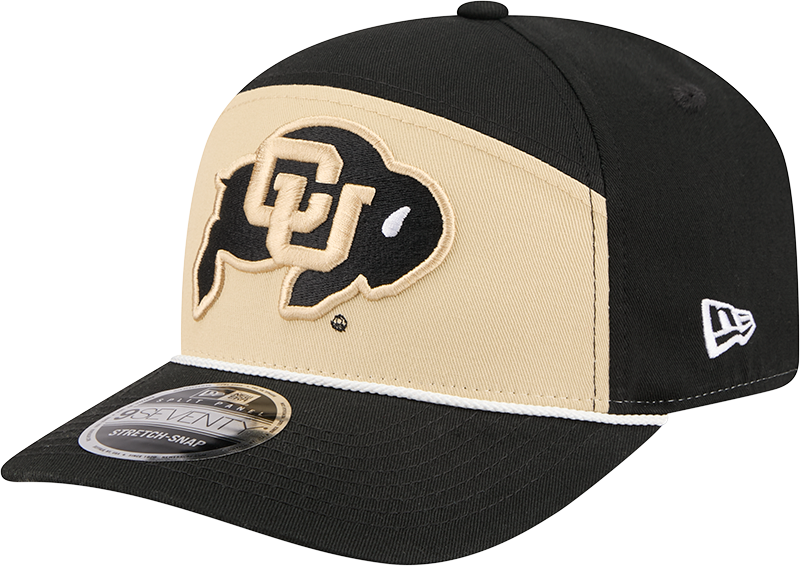 Colorado Buffaloes Split Panel 9SEVENTY Stretch-Snap Hat