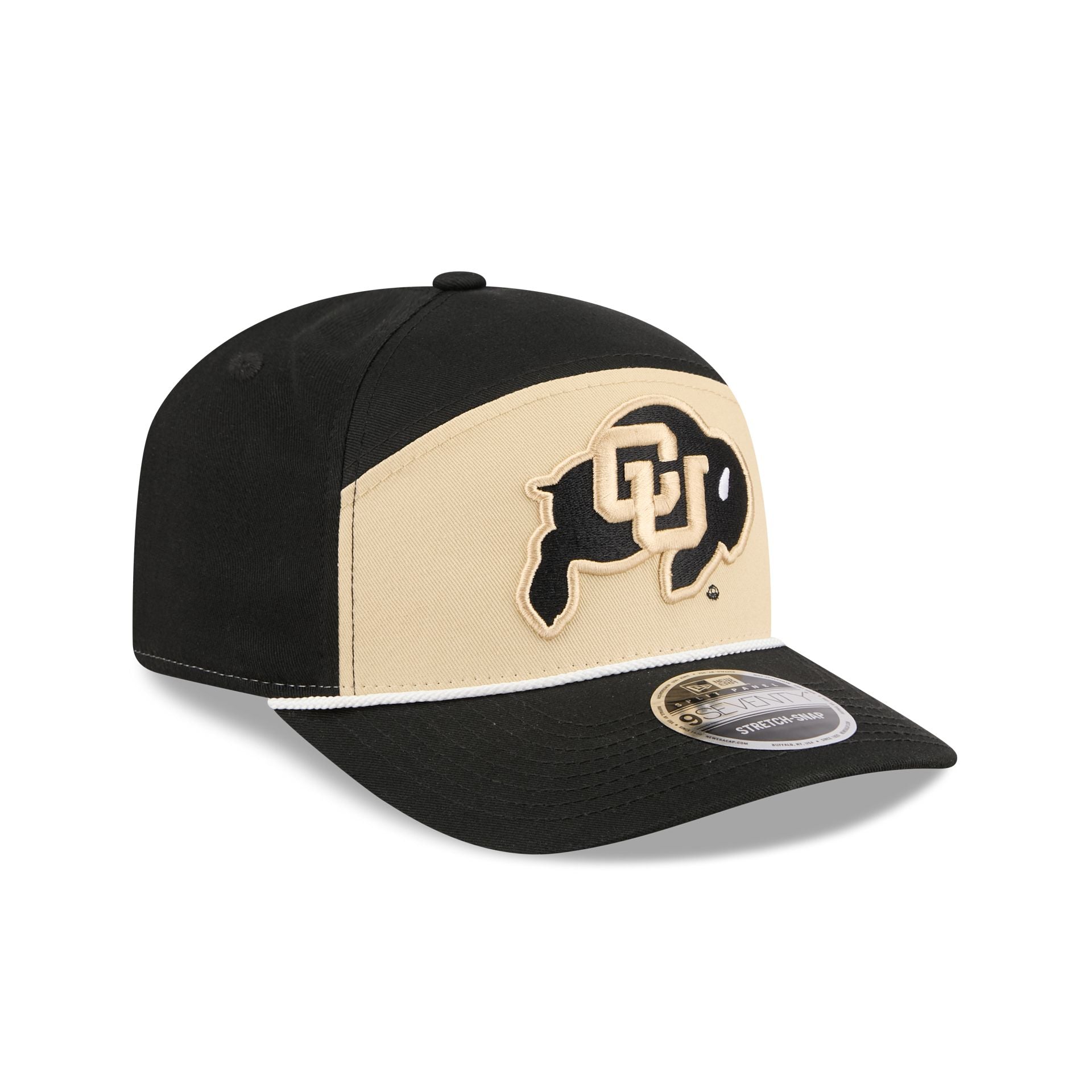 Colorado Buffaloes Split Panel 9SEVENTY Stretch-Snap Hat