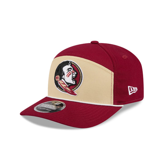Florida State Seminoles Split Panel 9SEVENTY Stretch-Snap Hat - New Era Cap