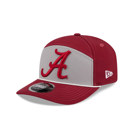 Alabama Crimson Tide Split Panel 9SEVENTY Stretch-Snap Hat - New Era Cap