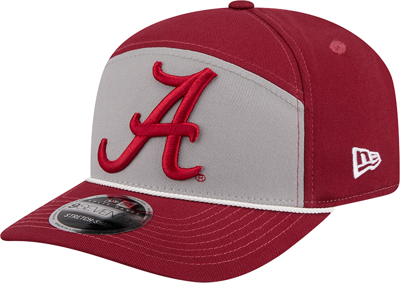 Alabama Crimson Tide Split Panel 9SEVENTY Stretch-Snap Hat