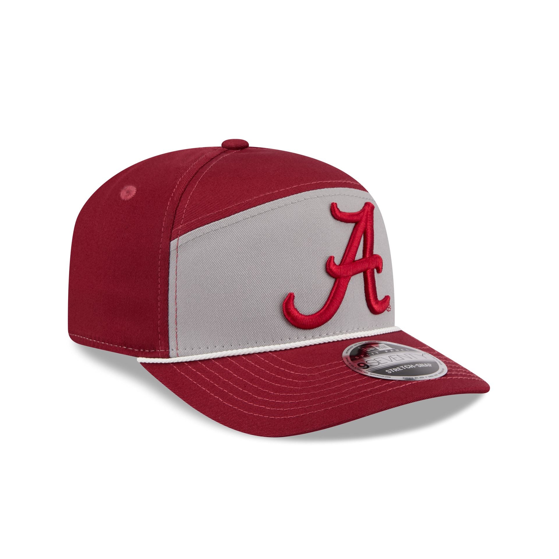 Alabama Crimson Tide Split Panel 9SEVENTY Stretch-Snap Hat