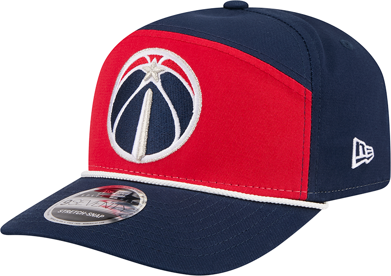 Washington Wizards Split Panel 9SEVENTY Stretch-Snap Hat