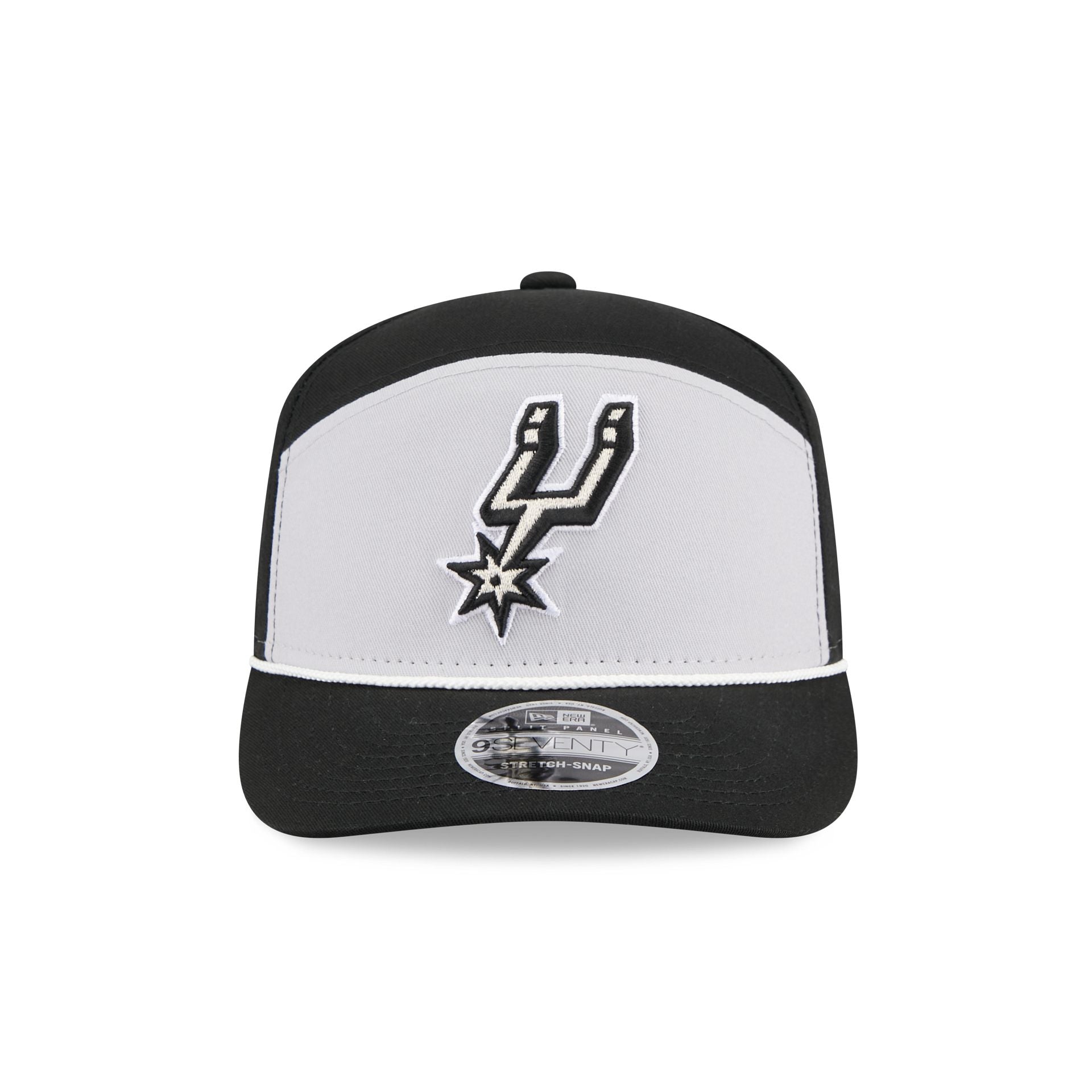 San Antonio Spurs Split Panel 9SEVENTY Stretch-Snap Hat
