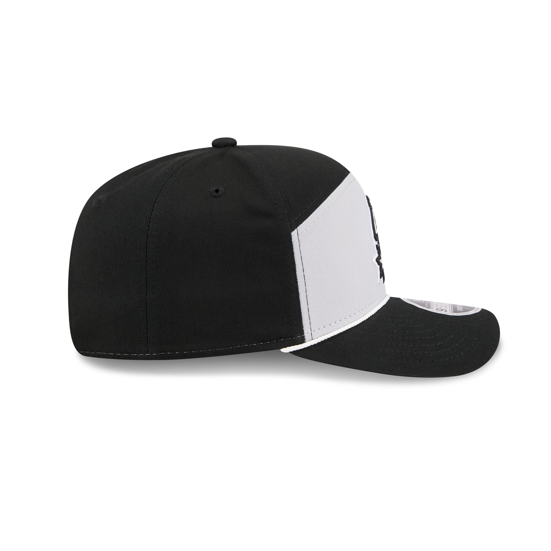 San Antonio Spurs Split Panel 9SEVENTY Stretch-Snap Hat
