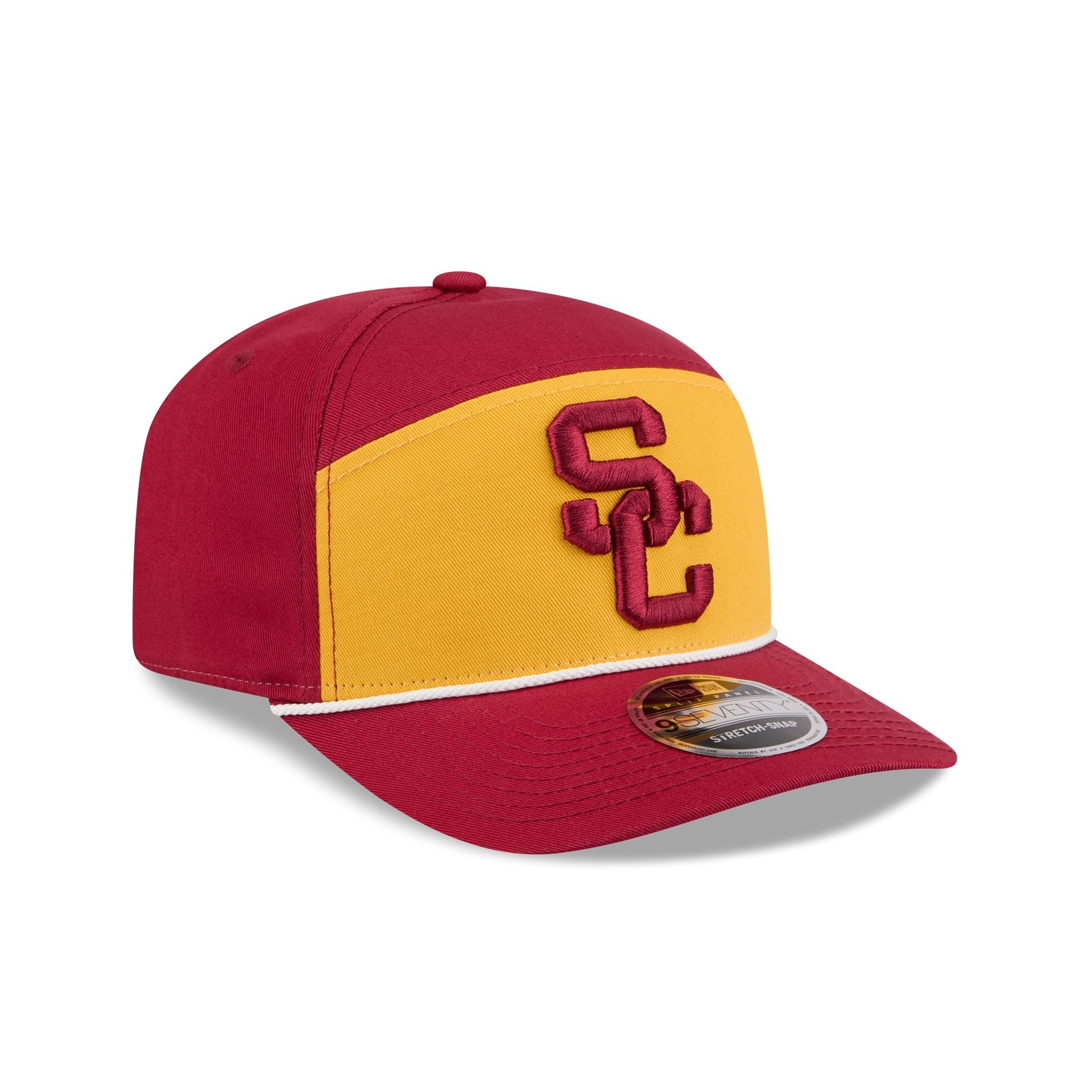USC Trojans Split Panel 9SEVENTY Stretch-Snap Hat