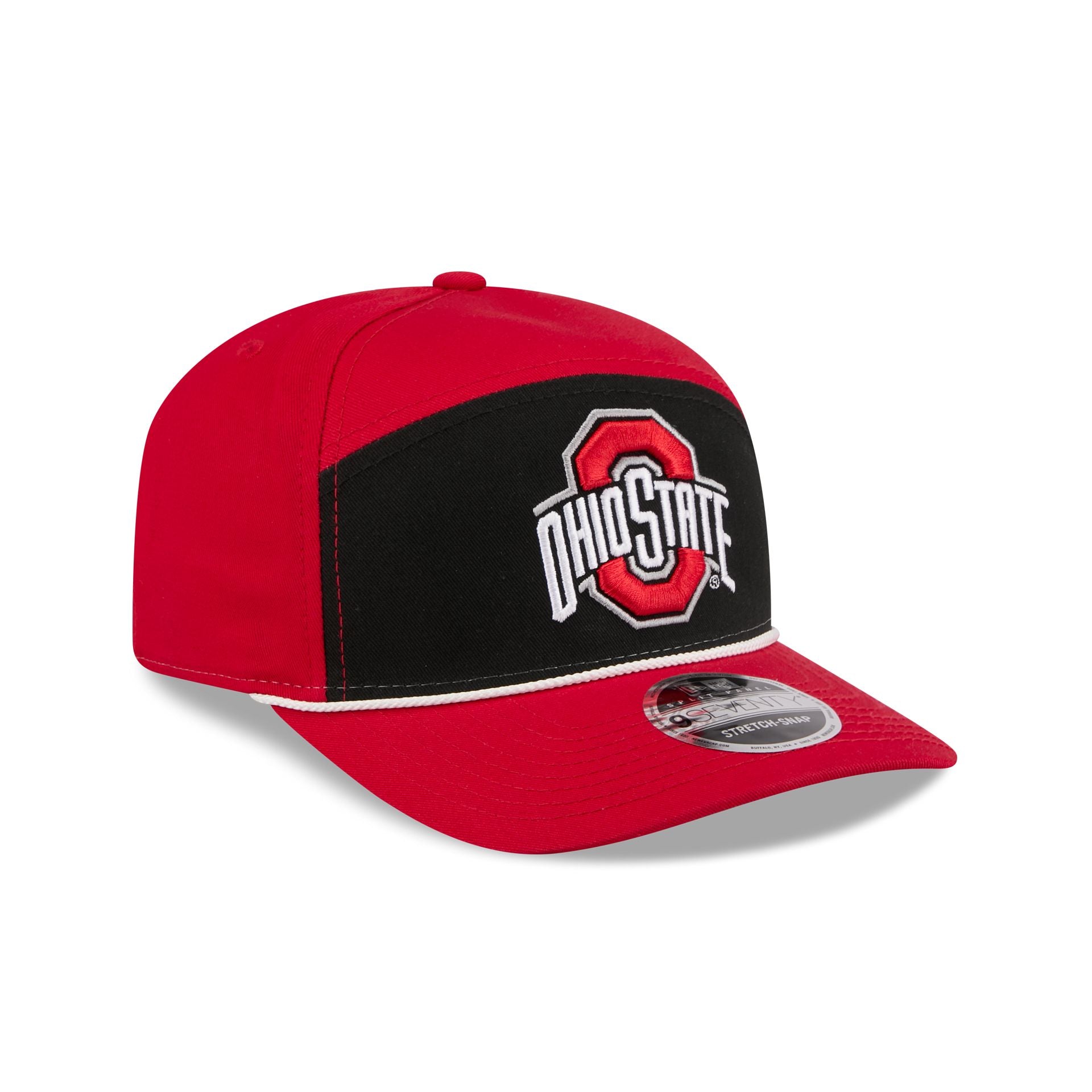 Ohio State Buckeyes Split Panel 9SEVENTY Stretch-Snap Hat