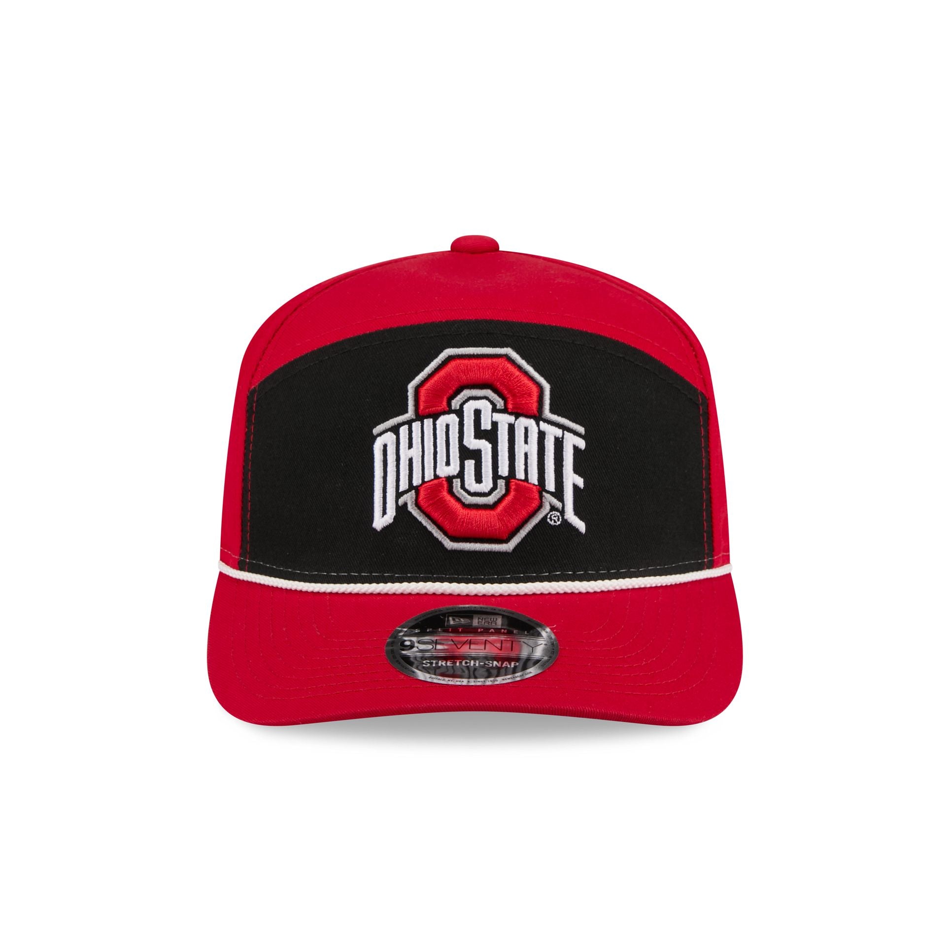 Ohio State Buckeyes Split Panel 9SEVENTY Stretch-Snap Hat