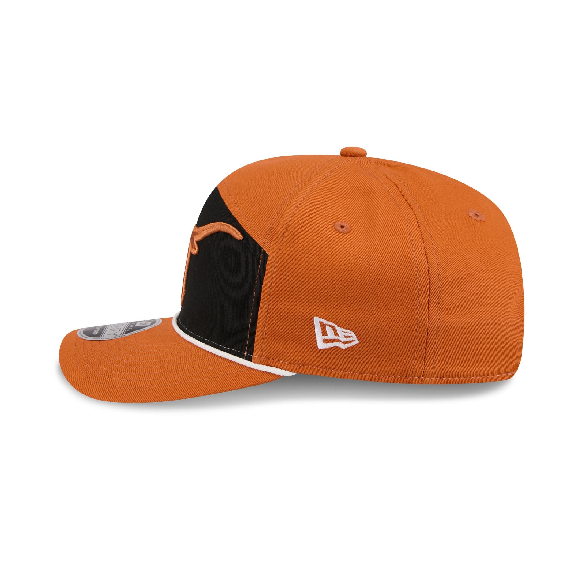 Texas Longhorns Split Panel 9SEVENTY Stretch-Snap Hat