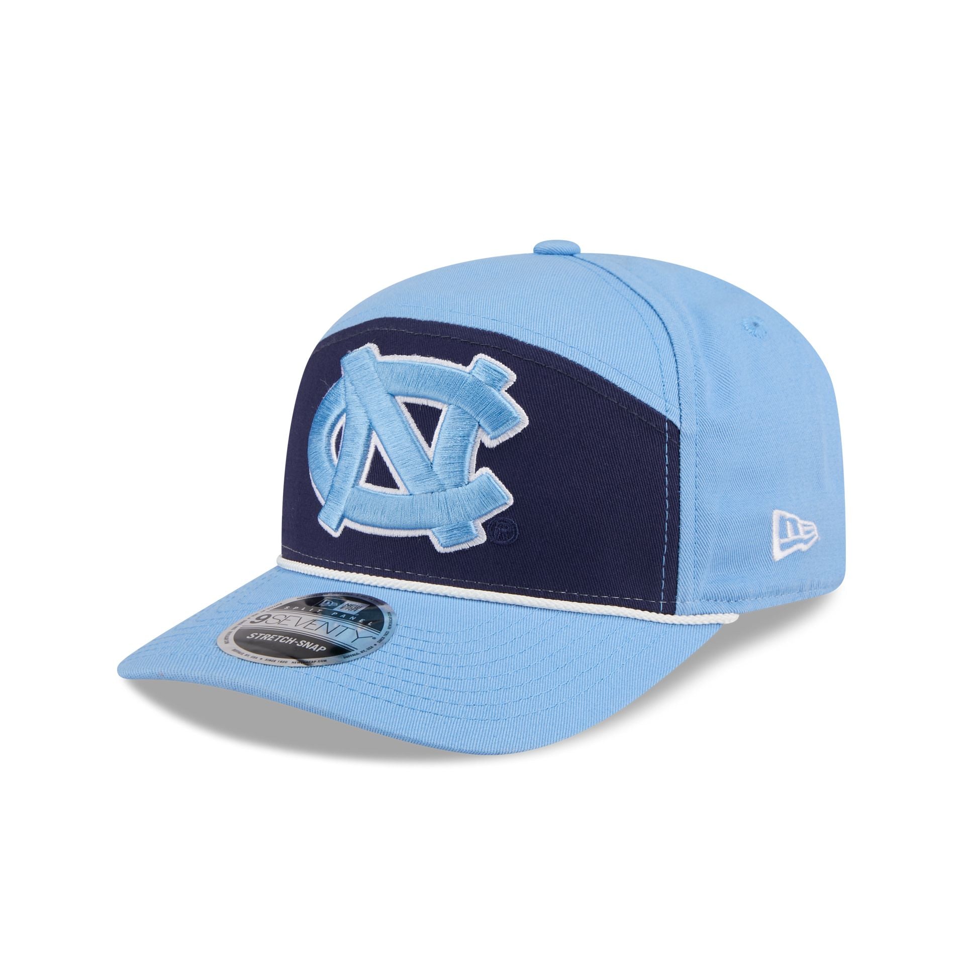 North Carolina Tar Heels Split Panel 9SEVENTY Stretch-Snap Hat
