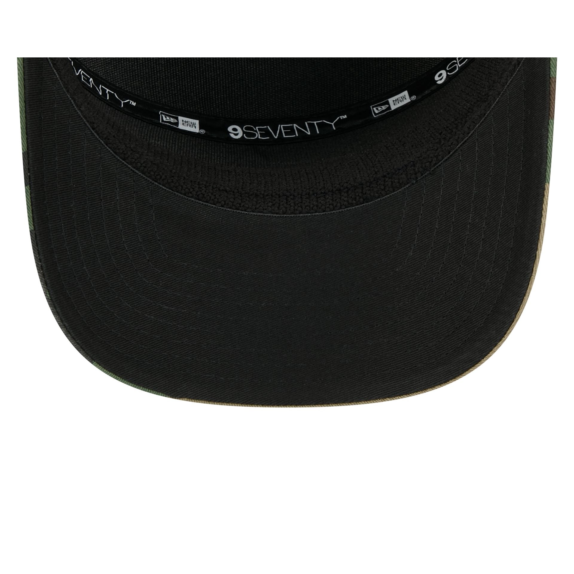 Atlanta Braves Property of Patch Camo Split Panel 9SEVENTY Stretch-Snap Hat