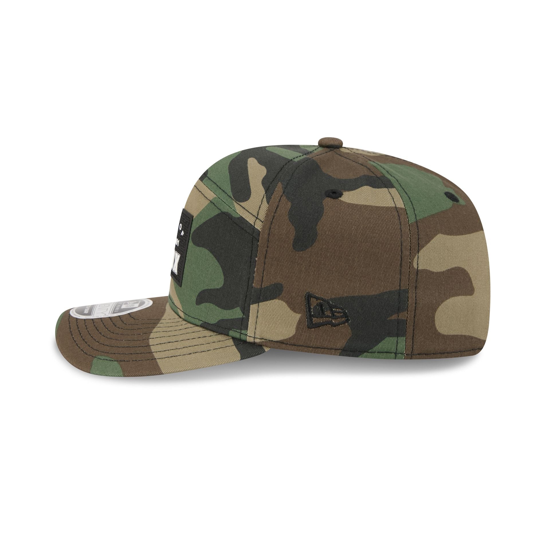 Boston Red Sox Property of Patch Camo Split Panel 9SEVENTY Stretch-Snap Hat