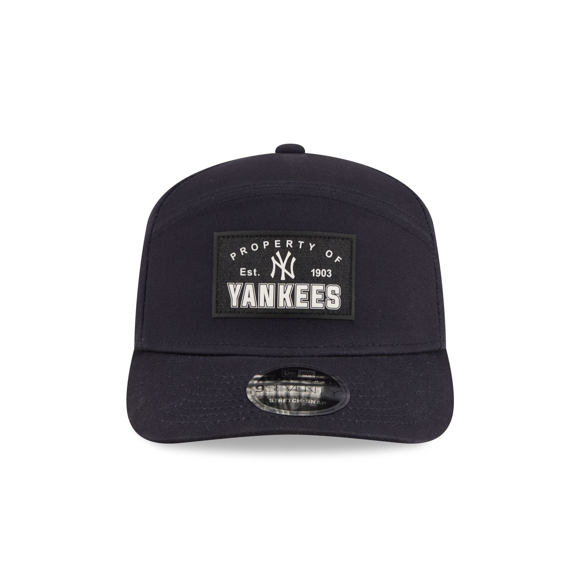 New York Yankees Property of Patch Split Panel 9SEVENTY Stretch-Snap Hat