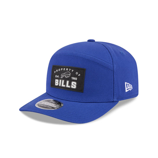 Buffalo Bills Property of Patch Split Panel 9SEVENTY Stretch-Snap Hat - New Era Cap