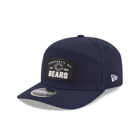 Chicago Bears Property of Patch Split Panel 9SEVENTY Stretch-Snap Hat - New Era Cap