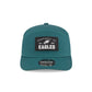 Philadelphia Eagles Property of Patch Split Panel 9SEVENTY Stretch-Snap Hat