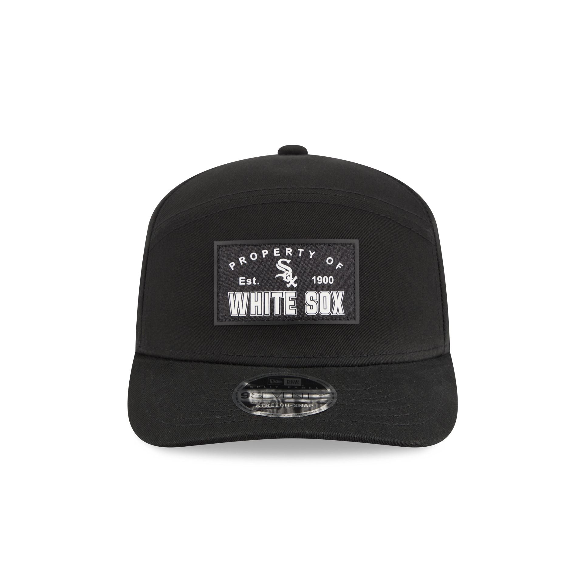 Chicago White Sox Property of Patch Split Panel 9SEVENTY Stretch-Snap Hat