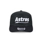 Houston Astros Black Camo Split Panel 9SEVENTY Stretch-Snap Hat