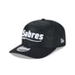 Buffalo Sabres Black Camo Split Panel 9SEVENTY Stretch-Snap Hat