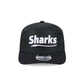 San Jose Sharks Black Camo Split Panel 9SEVENTY Stretch-Snap Hat