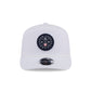 New York Yankees Circle Logo White Split Panel 9SEVENTY Stretch-Snap Hat