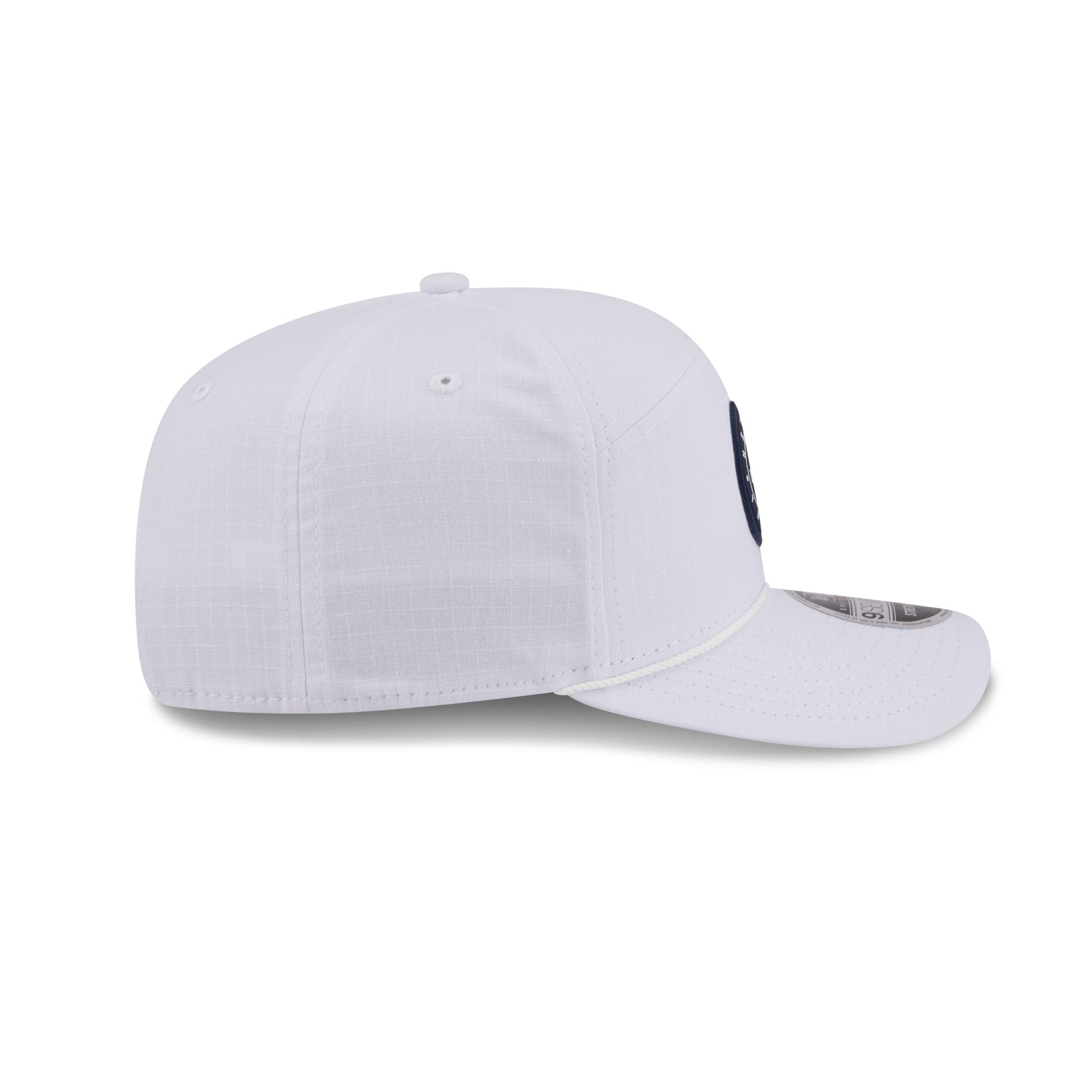 New York Yankees Circle Logo White Split Panel 9SEVENTY Stretch-Snap Hat