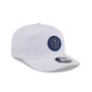 Houston Astros Circle Logo White Split Panel 9SEVENTY Stretch-Snap Hat