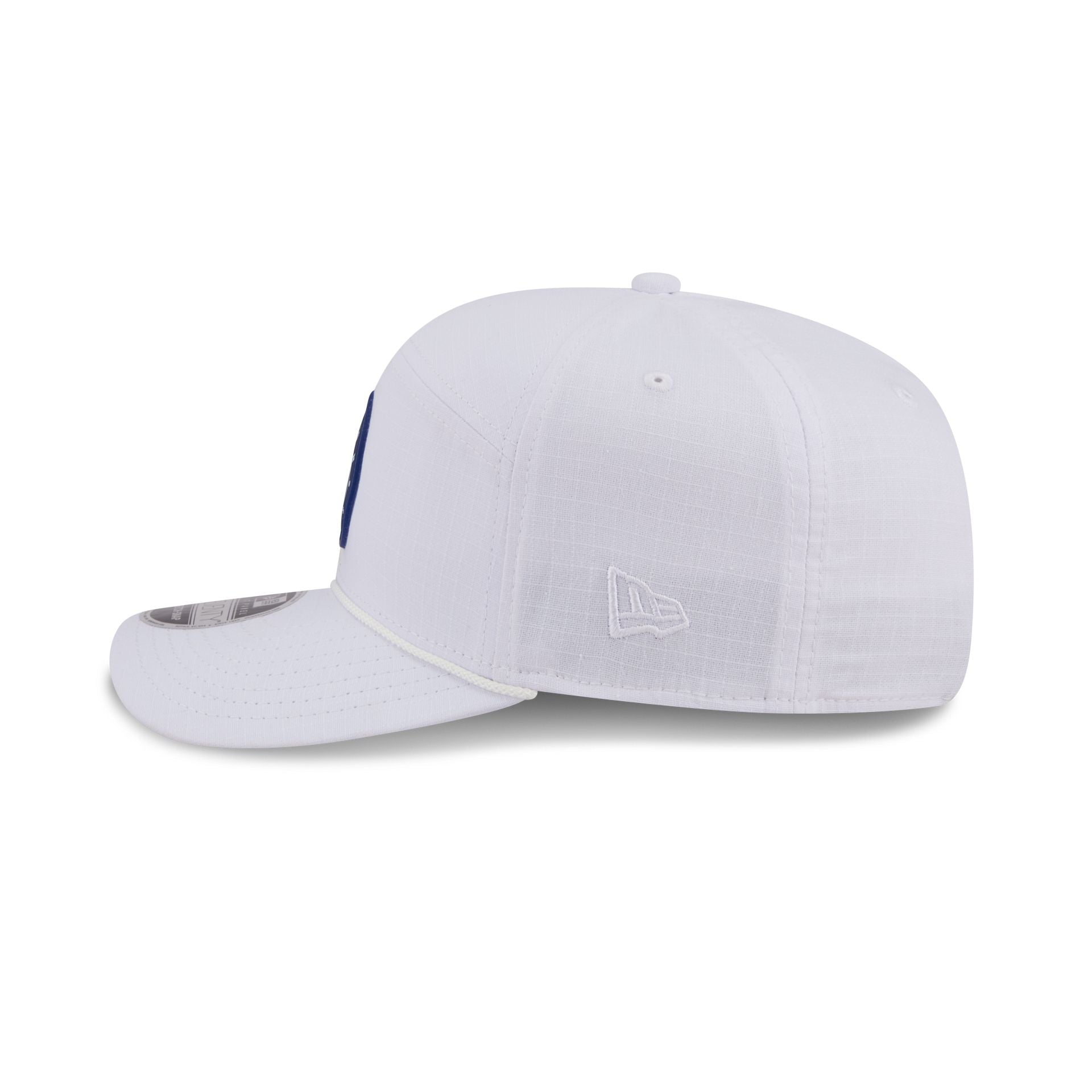 Houston Astros Circle Logo White Split Panel 9SEVENTY Stretch-Snap Hat
