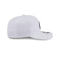 Boston Red Sox Circle Logo White Split Panel 9SEVENTY Stretch-Snap Hat