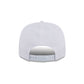 Atlanta Braves Circle Logo White Split Panel 9SEVENTY Stretch-Snap Hat